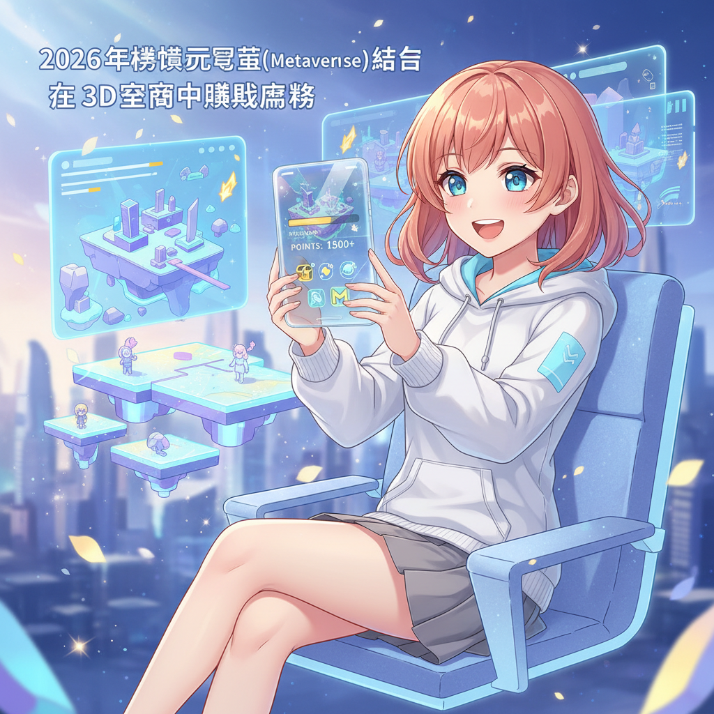 2026 年任務牆與元宇宙(Metaverse)結合:在 3D 空間中賺取點數