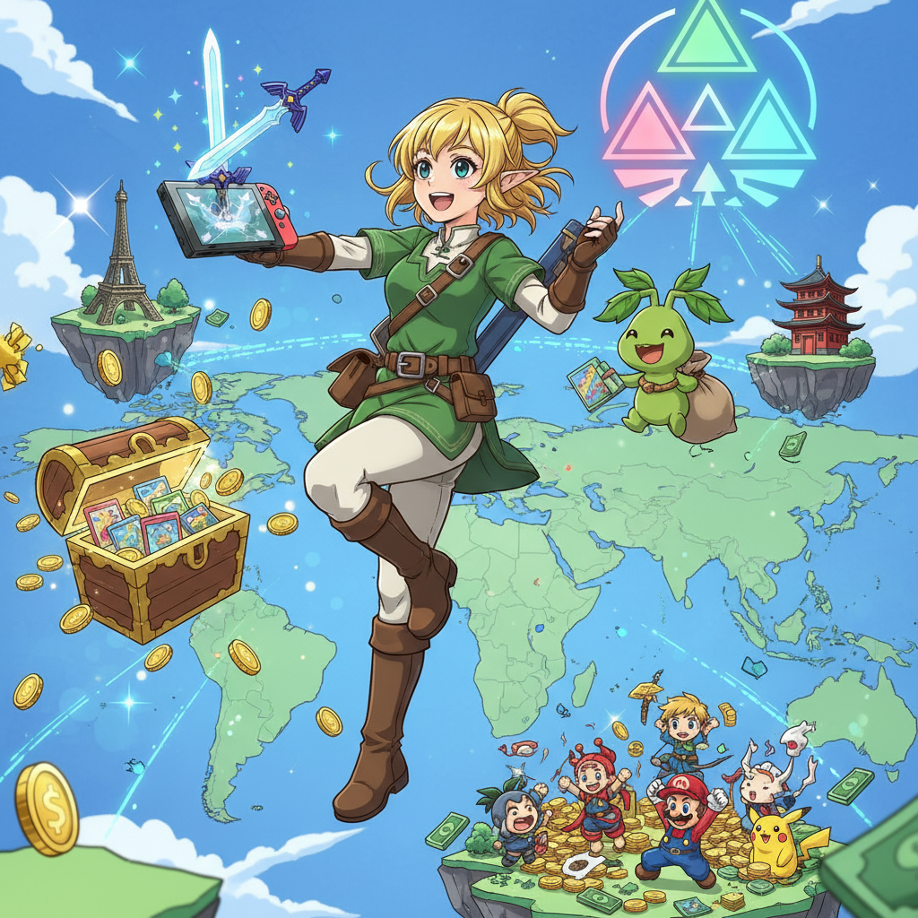 Switch 跨區購買《薩爾達傳說》省錢攻略:全球各區定價對比表,薩爾達 跨區 便宜