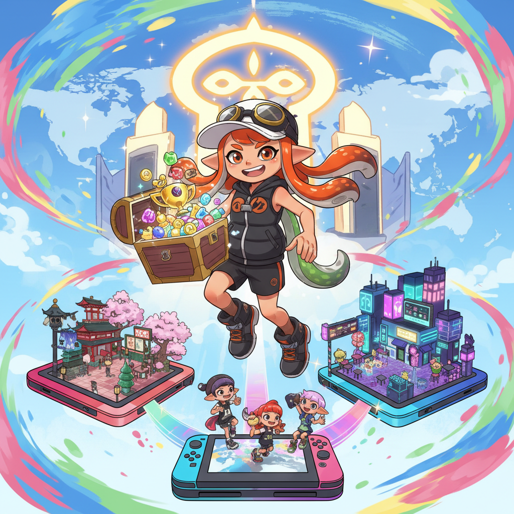 Switch 跨區購買《斯普拉遁 3》:祭典區域限制與帳號區域關係解析,斯普拉遁3 祭典 區域