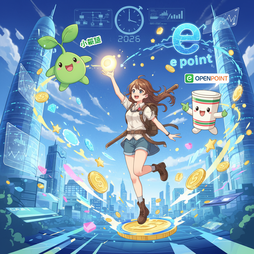 信用卡點數生態圈 2026 趨勢：小樹點、e point、OPENPOINT 價值分析,信用卡點數 比較