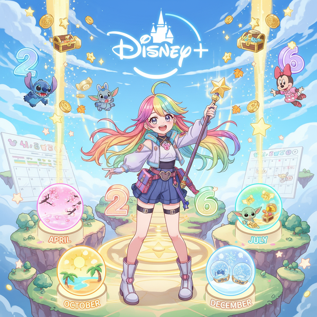 2026 Disney+ 全年優惠日曆:掌握這 4 個月份買年費最划算,Disney+ 優惠日曆