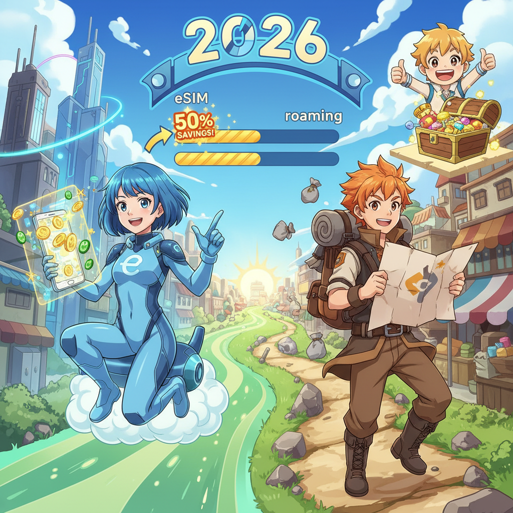 eSIM vs 漫遊包:為什麼 2026 年選 eSIM 能省下 50% 費用?,eSIM vs 漫遊; 上網省錢對比,比較分析