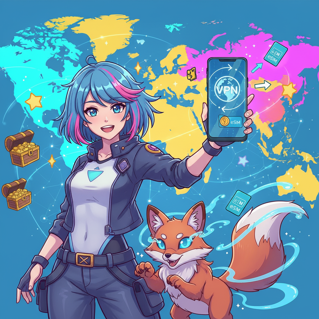 如何透過 VPN 購買更便宜的 eSIM?跨區訂價機制解析,VPN 買 eSIM; eSIM 跨區價格,技術教學