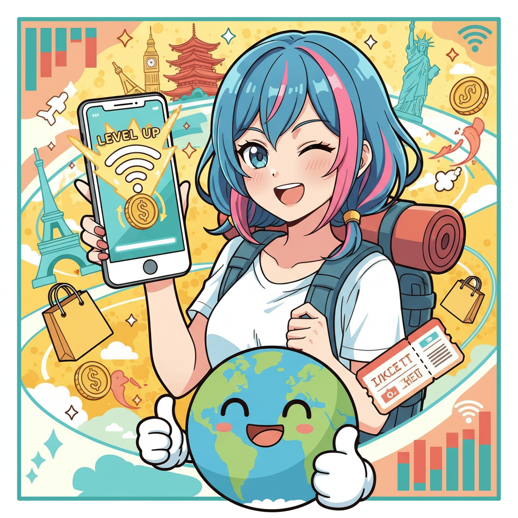 eSIM 數據節省技巧:搭配免費 Wi-Fi 實現市場最低成本旅遊,數據節省; 旅遊省錢技巧,資訊教學