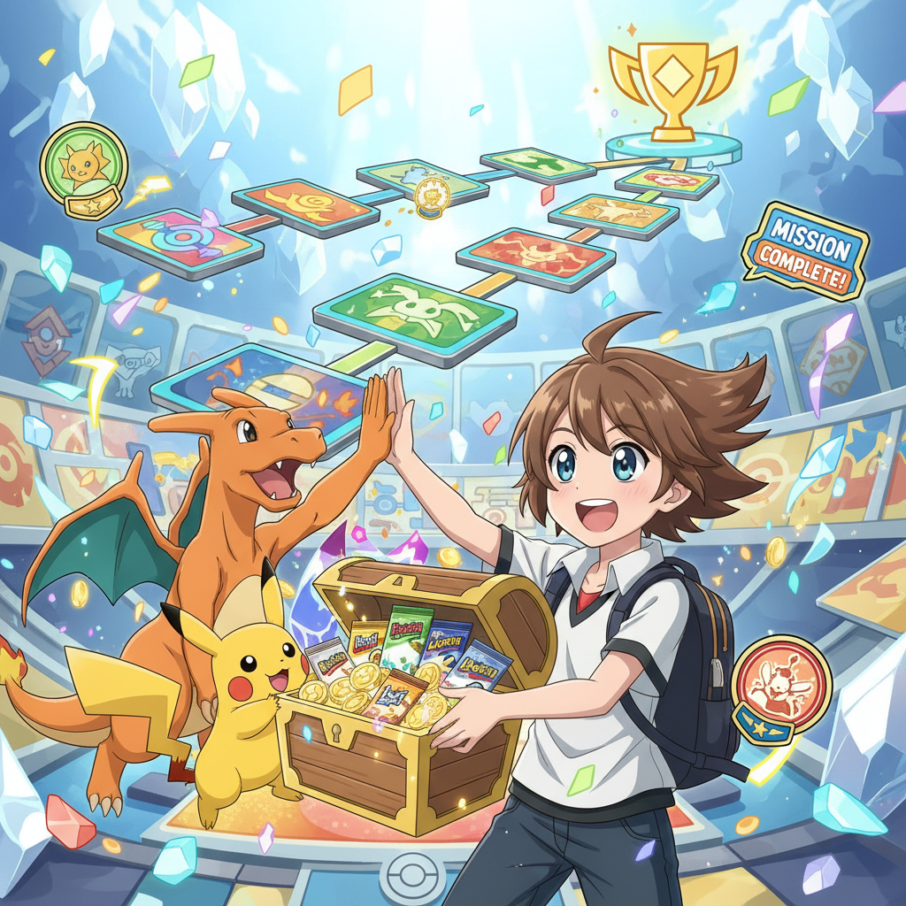 Pokémon TCG Pocket,攻略,《Pokémon TCG Pocket》新手對戰攻略:從組牌邏輯到奪冠的必勝公式。