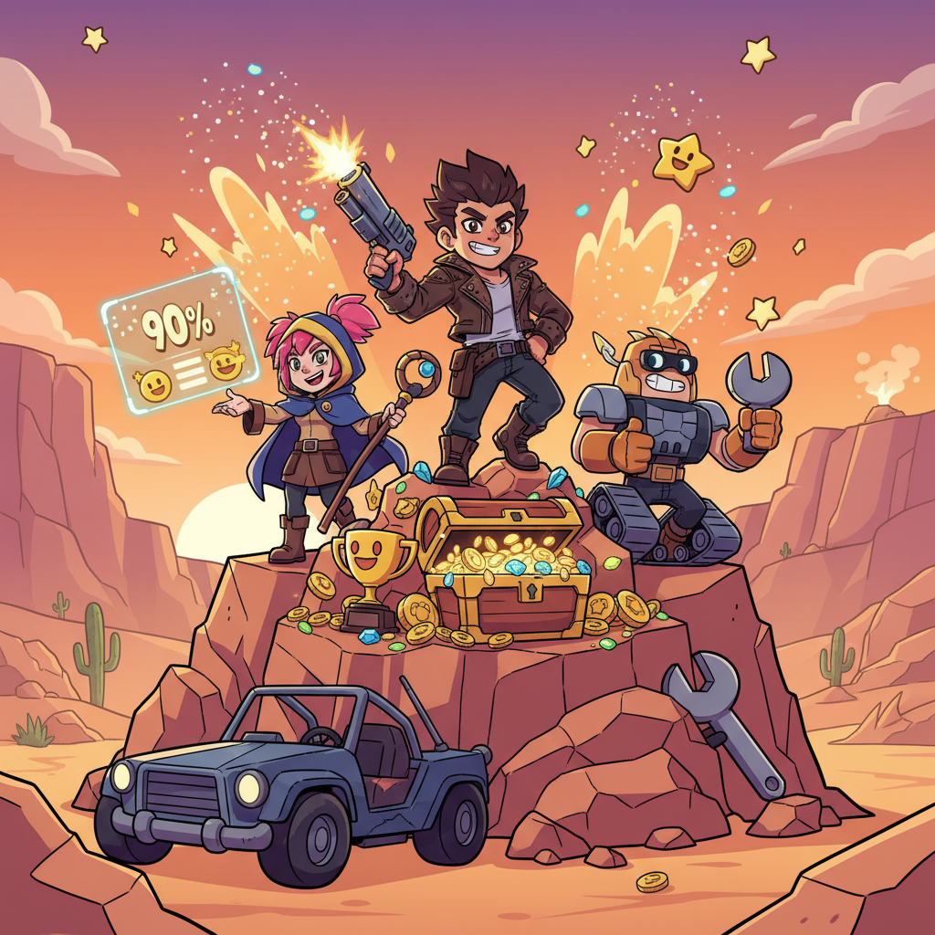 荒野亂鬥 (Brawl Stars),破解,獎杯數「破解」神操作:利用地圖死角與角色特性實現勝率 90% 的奇襲戰術。