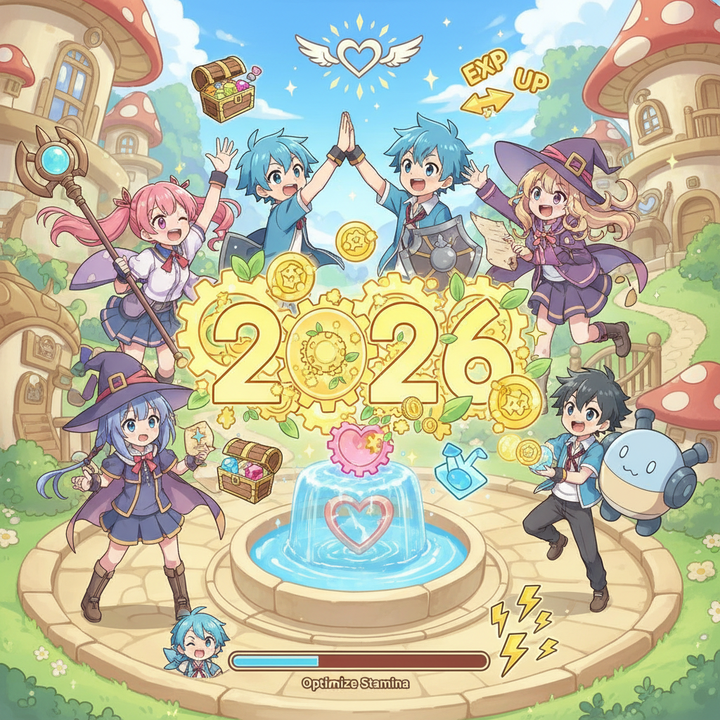新手必看,心動小鎮 2026 開局不踩雷:發展家等級快速提升秘訣與體力分配最優解