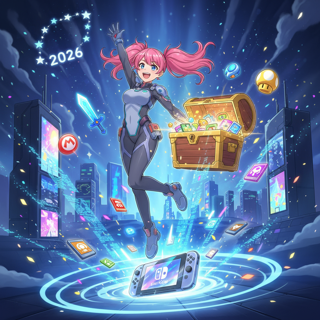 兌換碼大全,2026 Switch 免費遊戲序號:最新神秘禮物碼、瑪利歐系列與第三方大作兌換碼彙整