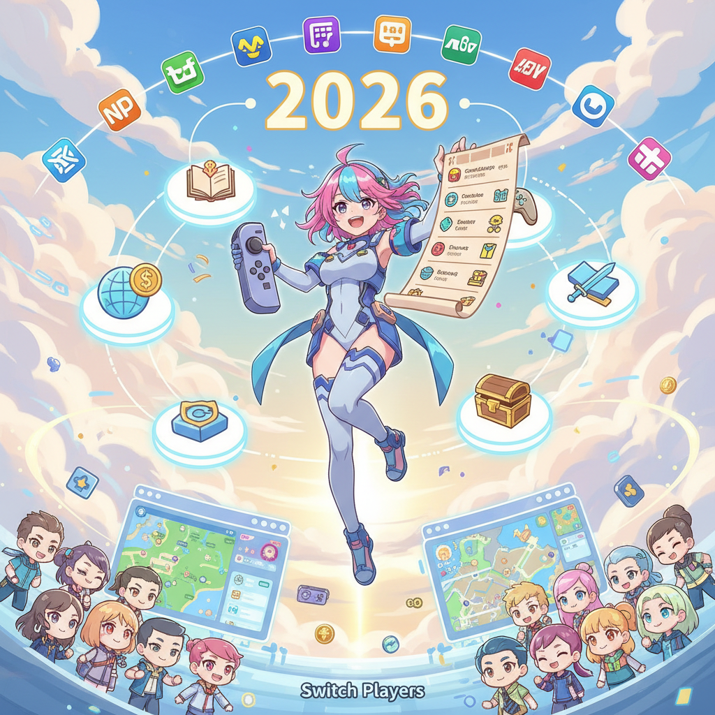 綜合總結,2026 Switch 玩家大清單:從跨區、攻略到兌換碼,這 10 個網站收藏起來就夠了