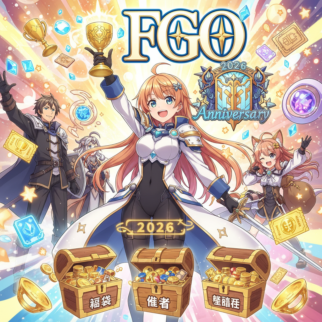 經典不敗,2026《FGO》周年慶:福袋選擇指南、最新從者評語與 1000 聖晶石序號領取