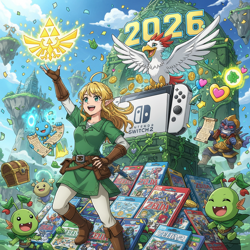 購機指南,2026 薩爾達傳說買哪版最划算?Switch 2 實體同捆包序號與數位版折扣碼彙整