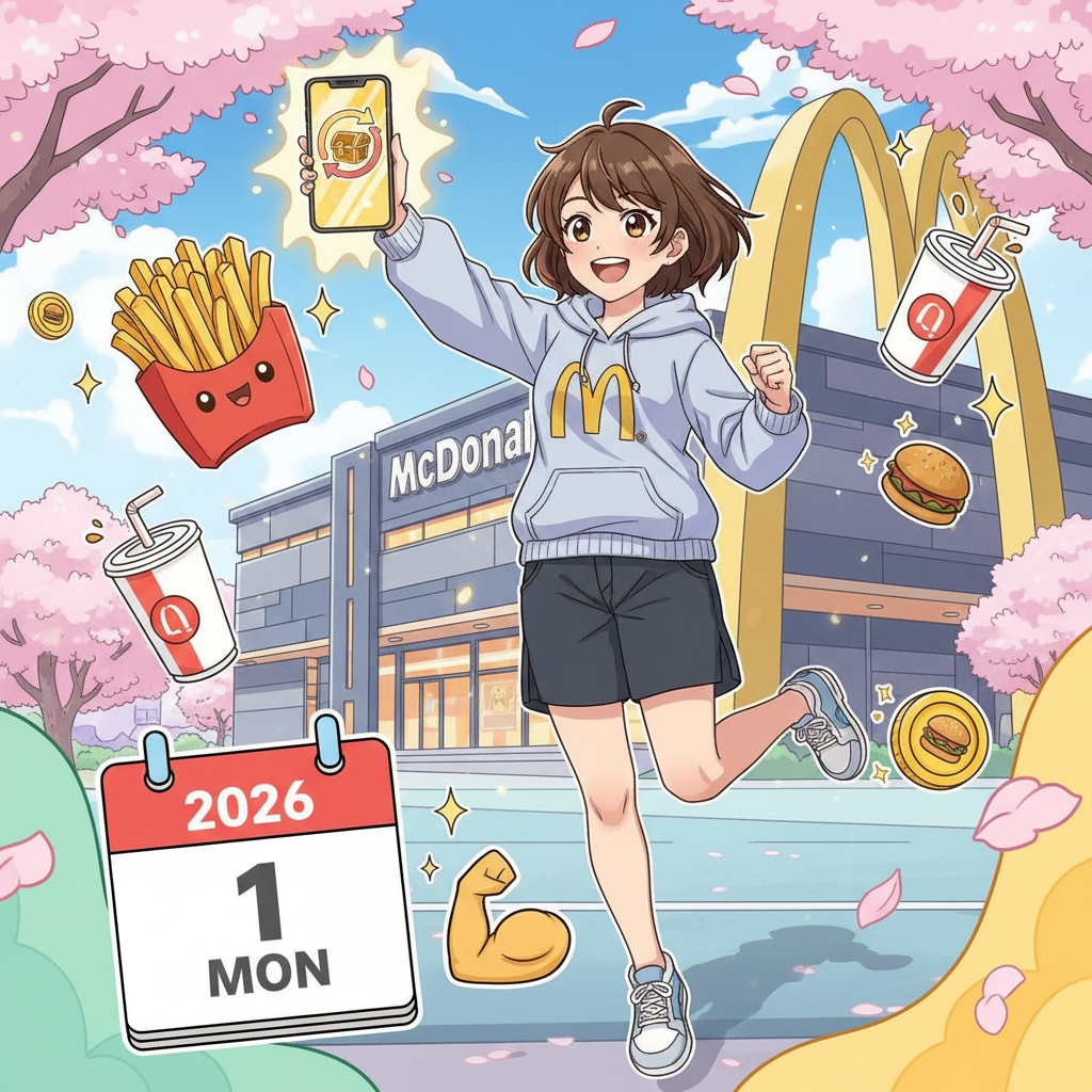 2026 麥當勞 APP 隱藏任務:3 月「週一甘巴爹」買一送一,轉盤任務免費拿薯條教學