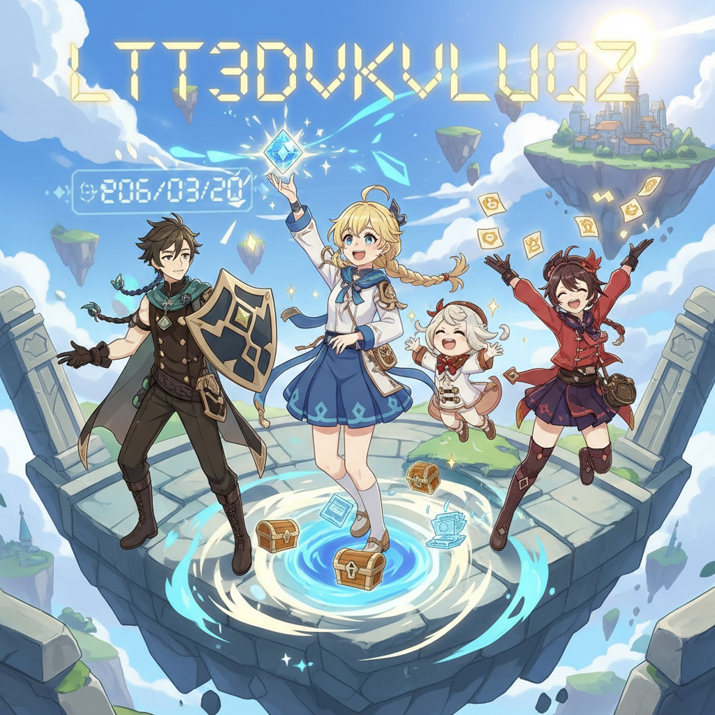 熱門遊戲,原神 (Genshin),LTT3DVKVLUQZ (領 30 原石),2026/03/20,原神 2026 3 月序號